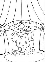 kolorowanki Dumbo do wydruku Disney malowanka numer 25